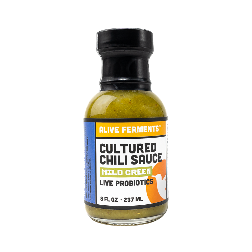 Probiotic Cultured Chili Sauce – Mild Green