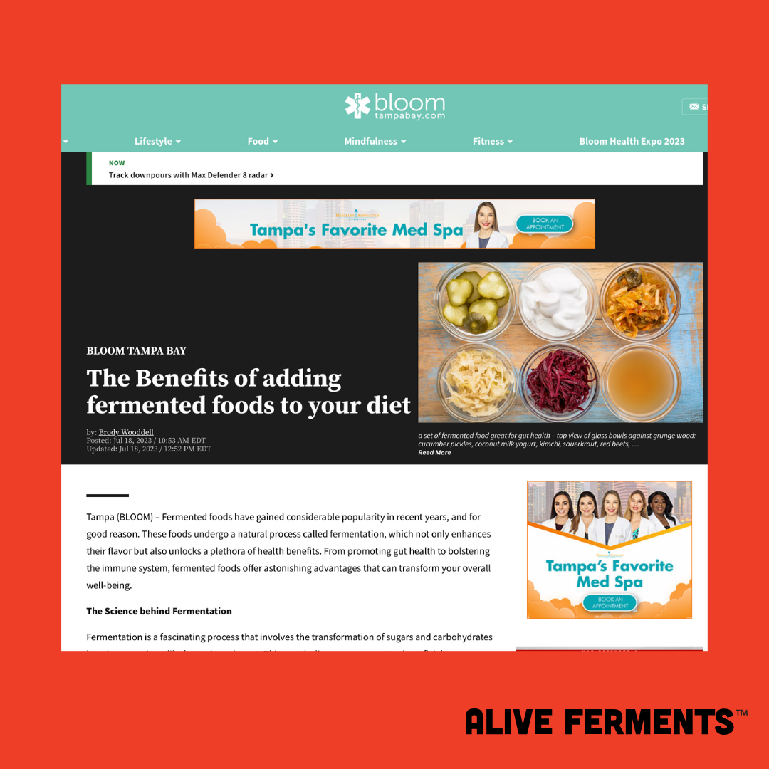 The Benefits of adding fermented foods to your diet